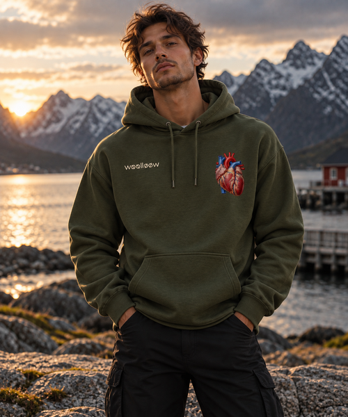 heart hoodie