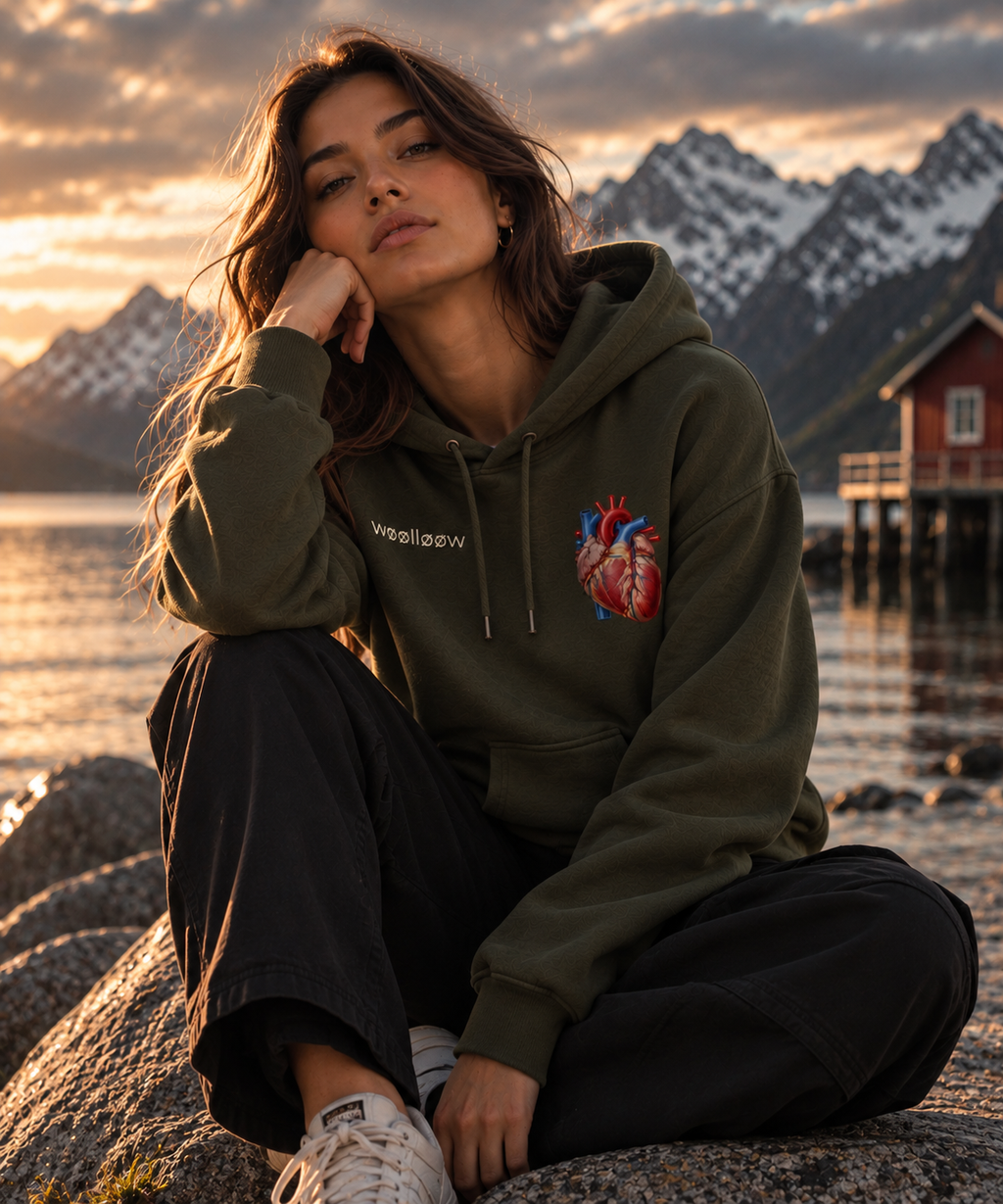 heart hoodie